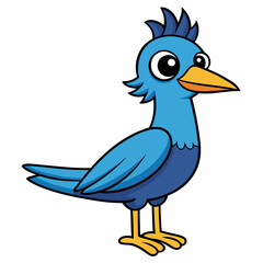 blue bird on a branch