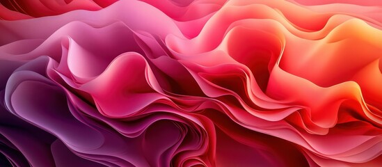 Obraz premium Abstract Colorful Flowing Shapes. Background Image