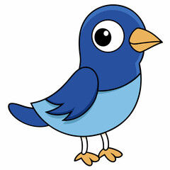 blue bird cartoon