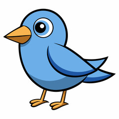 blue bird cartoon