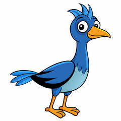 blue bird cartoon