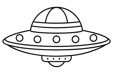 ultracarrier fx12 line art sleek spaceship design with futuristic elements