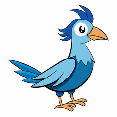 illustration of a cartoon bird