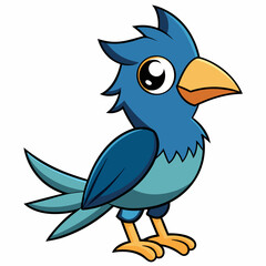 blue bird on a branch