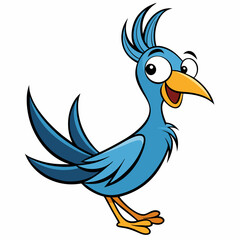 illustration of a cartoon bird