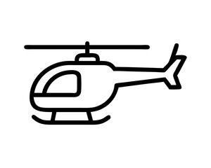Helicopter Line Art Vector & SVG | Minimalist Aviation Vector for Pilot Crafts, Military Decor & Travel Design