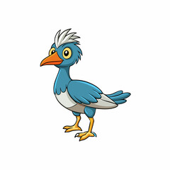 blue bird cartoon