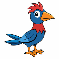 vector illustration of a bird