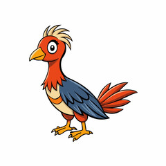 rooster isolated on white background