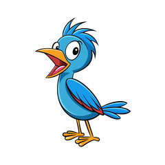 illustration of a cartoon bird