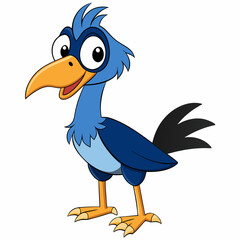 illustration of cartoon bird