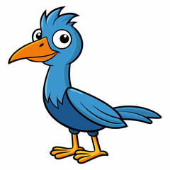 illustration of a cartoon duck