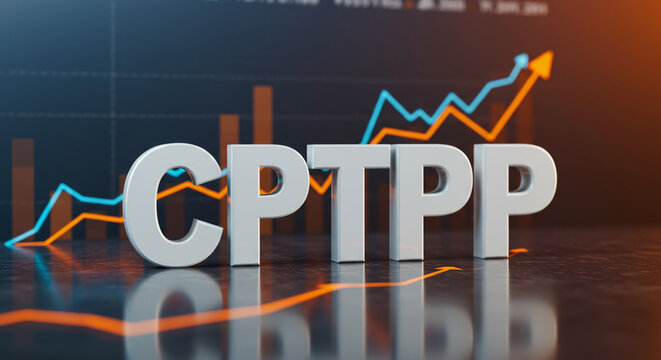 CPTPP Agreement Rising Trade and Economic Growth Chart