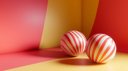 colorful sphere background