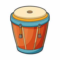 drum, music, percussion, instrument, bongo, djembe, musical, wood, sound, isolated, traditional, drums, culture, beat, rhythm, ethnic, object, leather, equipment, decoration, art, bongos, container, p