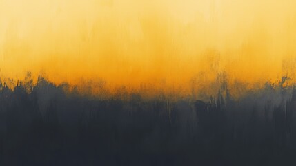 A gradient background blending from dark steel grey at the base to bright, golden yellow at the top, resembling the dawn of a new day.