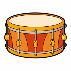drum isolated on white
