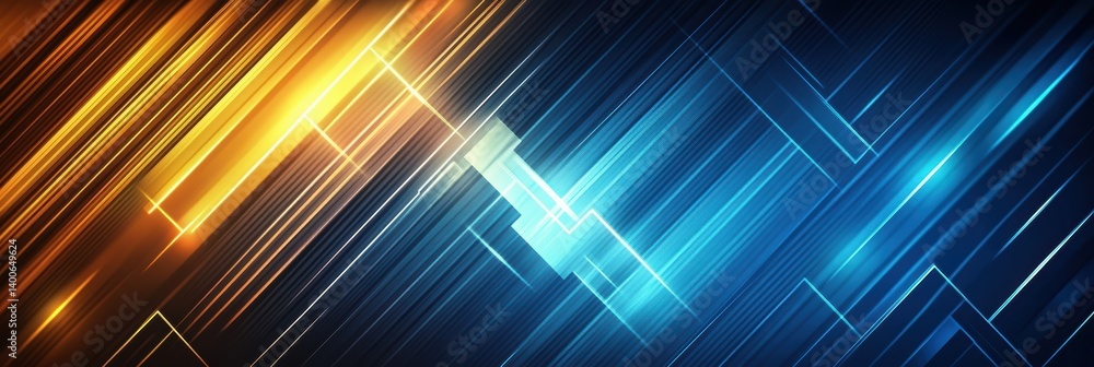 Aufkleber dynamic abstract graphic layout with vibrant color gradients for advertising