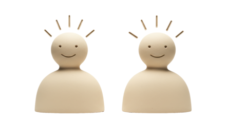 Isolated Head Figures