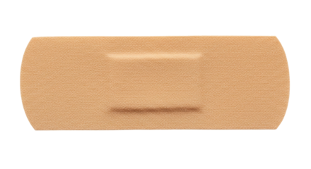 Isolated Beige Bandage