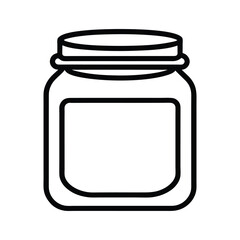 Ziplock Bags Outline on White Background