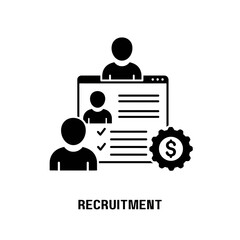 Recruitment Icon: A compelling illustration of the recruitment process.