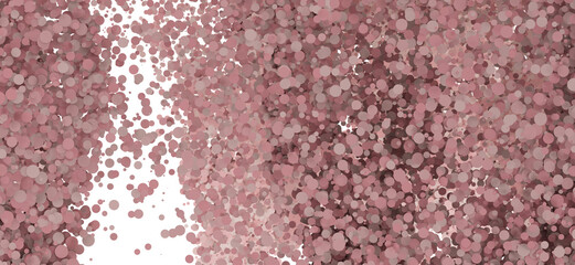 Abstract background of pink and rose confetti. Perfect for celebrations, feminine designs, and more.