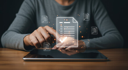  Digital Document Management: Streamline Workflow with Online Approval & Automation on Tablet