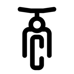 transportation dashed line icon