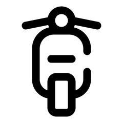 transportation dashed line icon