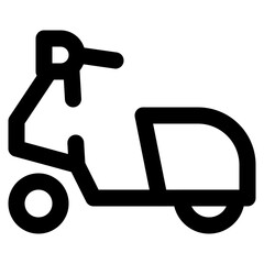 transportation dashed line icon