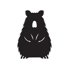 vector illustration of a squirrel rat