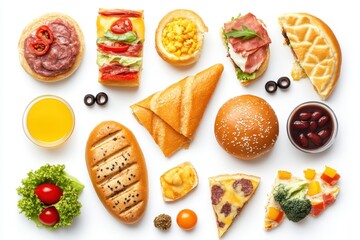 Assorted assorted food items