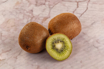 Sweet juicy Kiwi fruit slice