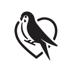 vector illustration of a cartoon bird