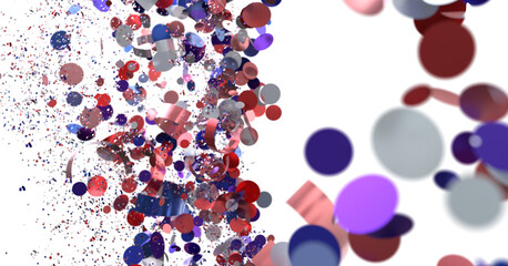 Colorful confetti explosion background. Festive celebration backdrop.  Perfect for party invitations.