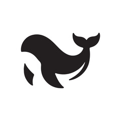 vector image of a dolphin