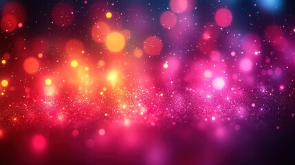 Obraz premium Radiant light bursts and shimmering particles creating a dreamlike atmosphere