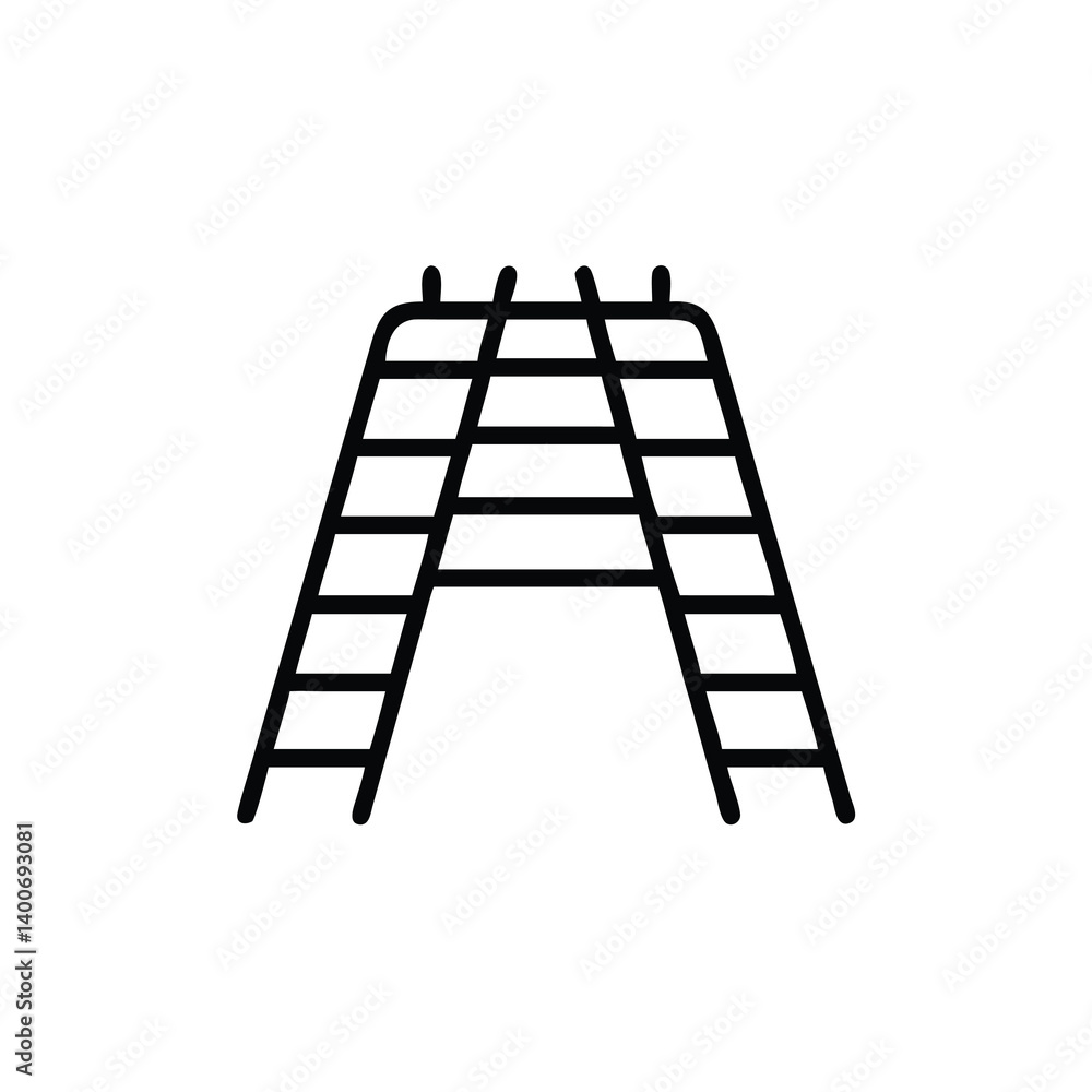 Poster abstract bridge line icon minimalist design symbol connection crossing illustration vector design