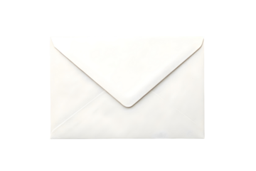Single White A4 Envelope with Contour Flap for Business and Personal Mail.
