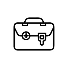 Icon of a doctorchest / first aid kit