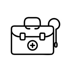Icon of a doctorchest / first aid kit