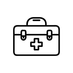 Icon of a doctorchest / first aid kit