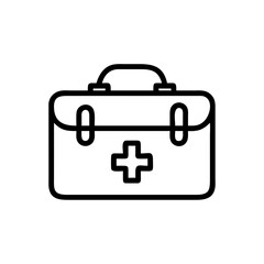 Icon of a doctorchest / first aid kit