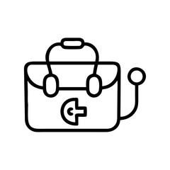Icon of a doctorchest / first aid kit