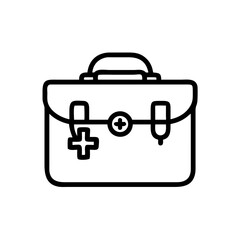 Icon of a doctorchest / first aid kit