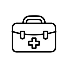 Icon of a doctorchest / first aid kit