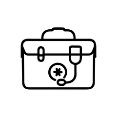 Icon of a doctorchest / first aid kit