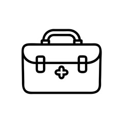 Icon of a doctorchest / first aid kit