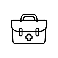 Icon of a doctorchest / first aid kit